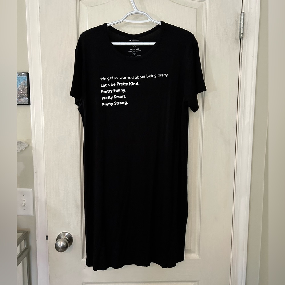 NWT LA Trading Co. Let’s Be Pretty T-shirt Dress